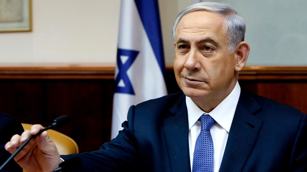 Israel's Prime Minister Benjamin Netanyahu attends the weekly cabinet meeting at his office in Jerusalem, Feb. 1, 2015. (Photo by Gali Tibbon/Reuters)