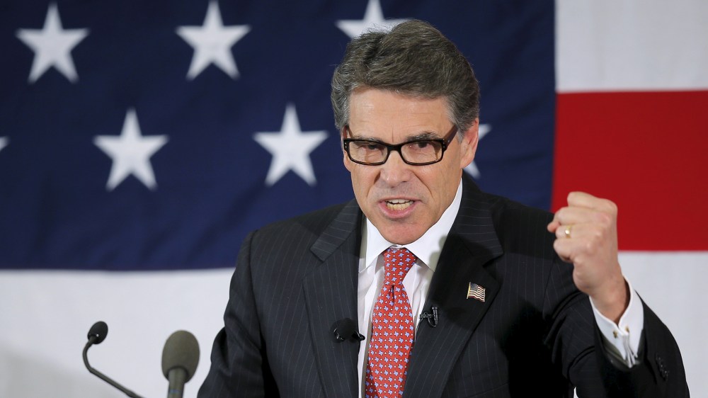 Former New York governor and probable 2016 Republican presidential candidate George Pataki listens to a question at the First in the Nation Republican Leadership Conference in Nashua