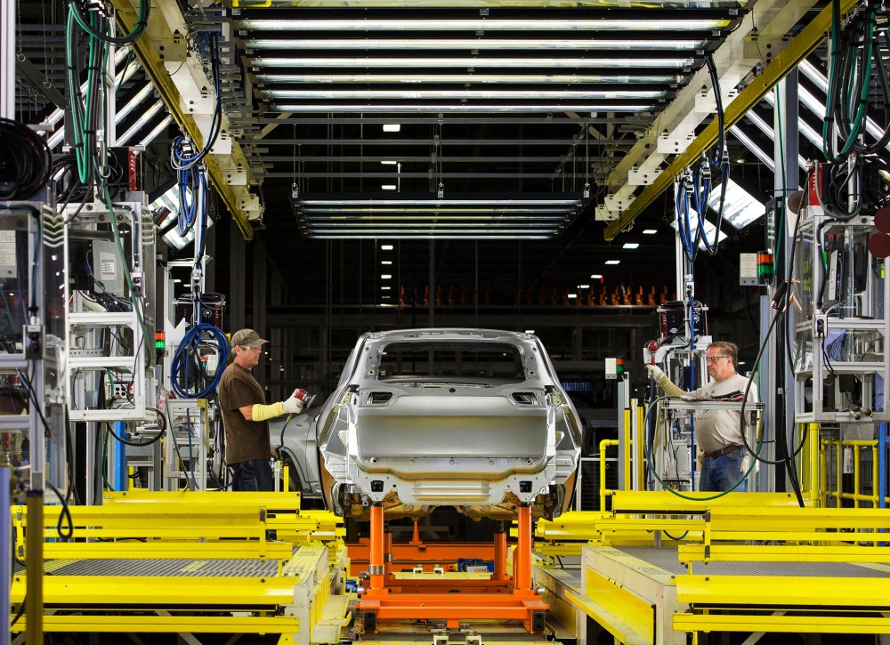 The Chrysler Toledo Assembly Complex which will be used to produce the Jeep Cherokee in Toledo, Ohio July 18, 2013.