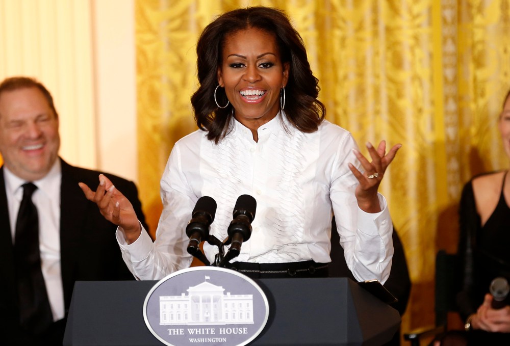 First lady Michelle Obama hosts a workshop, Nov. 8, 2013 in Washington, D.C.