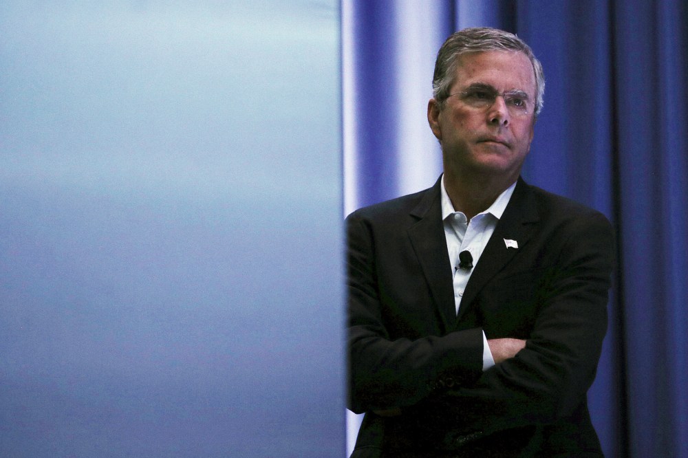 U.S. Republican presidential candidate Jeb Bush in Londonderry, New Hampshire August 19, 2015. (Photo by Brian Snyder/Reuters)