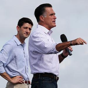 Mitt Romney and Paul Ryan (file)