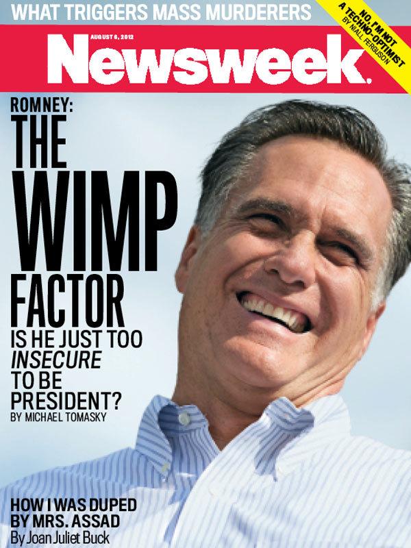 Romney brushes off 'wimp' charges