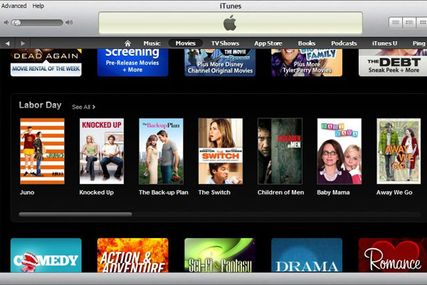 Semantics of iTunes Labor Day picks