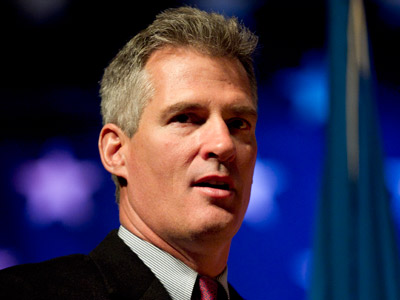 Former Republican Sen. Scott Brown of Massachusetts (File photo by Steven Senne/AP)