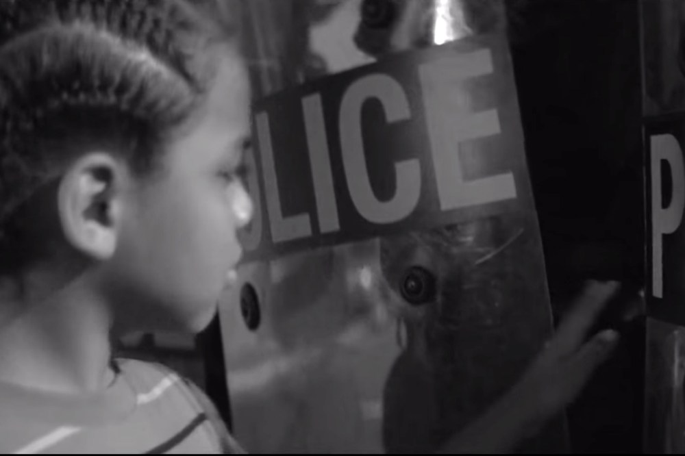 Screen grab from Big Sean's new music video, One Man Can Change the World. (Screen grab courtesy of Big Sean)