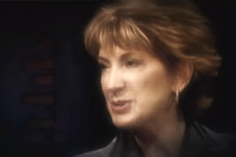 Carly Fiorina appears in an attack ad created by incumbent Democratic Sen. Barbara Boxer in 2010.