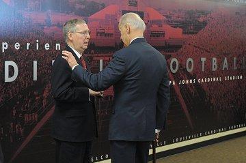 Senate Minority Leader Mitch McConnell and Vice President Biden