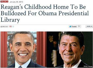 The story of 'Reagan's Childhood Home': A case study