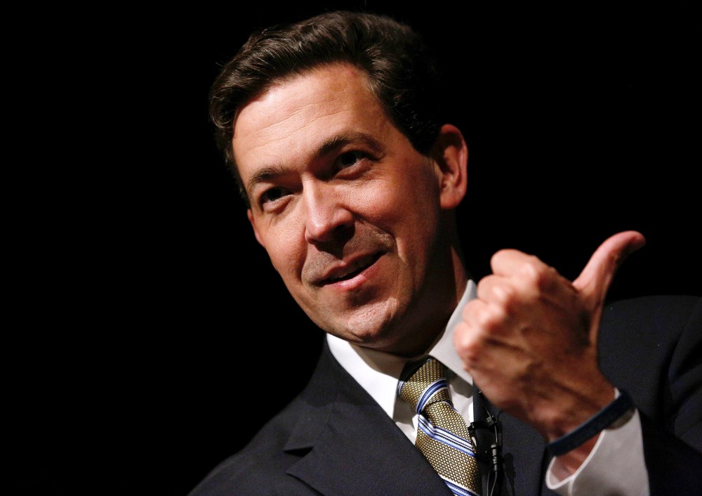 Mississippi Senator Chris McDaniel speaks during a town hall meeting in Ocean Springs, Mississippi March 18, 2014.