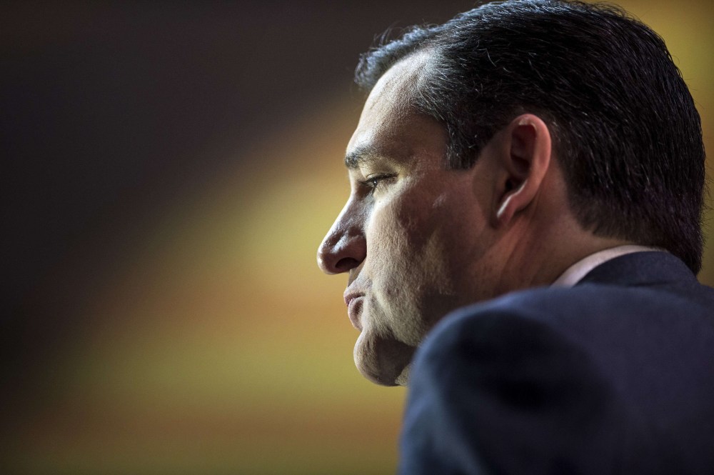 Senator Ted Cruz (R-TX) speaks during the American Conservative Union Conference March 6, 2014 in National Harbor, Washington.