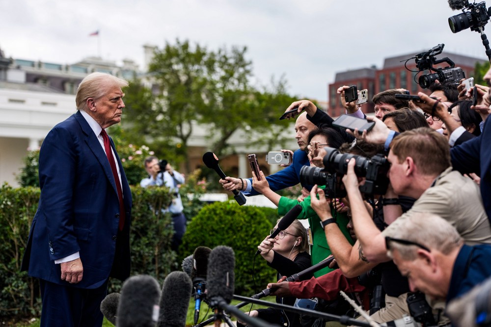 President Trump Departs White House For New Jersey