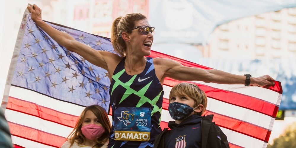 Keira D'Amato and her kids.