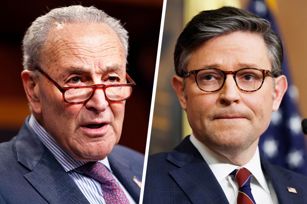 Charles Schumer; Mike Johnson.
