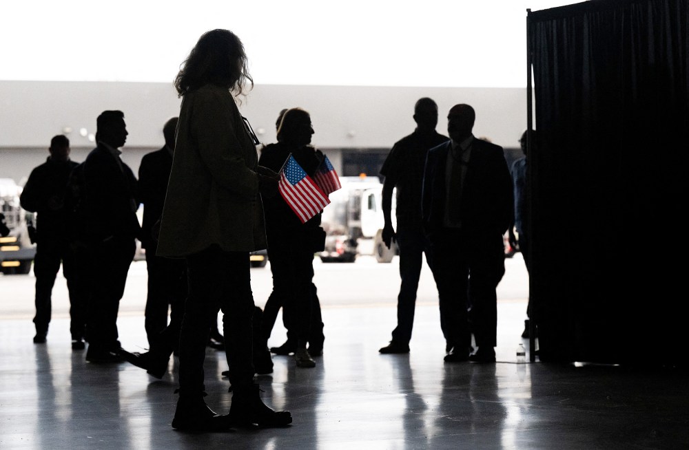 The first group of Afrikaners from South Africa arriving at Washington Dulles.