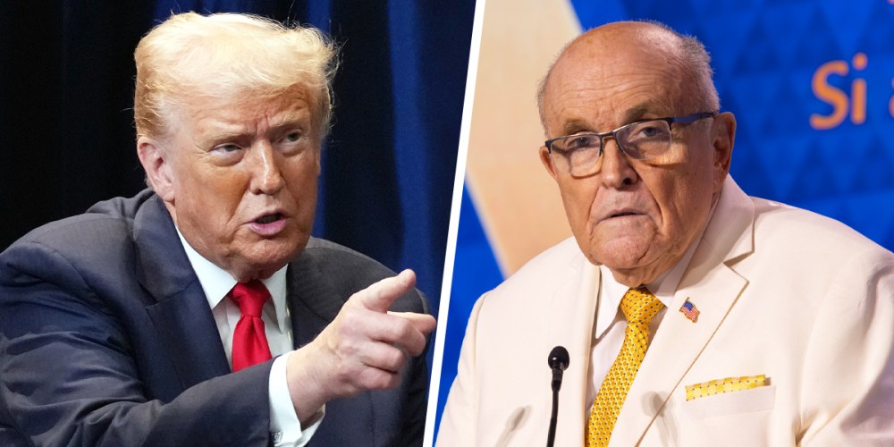 Donald Trump; Rudy Giuliani.