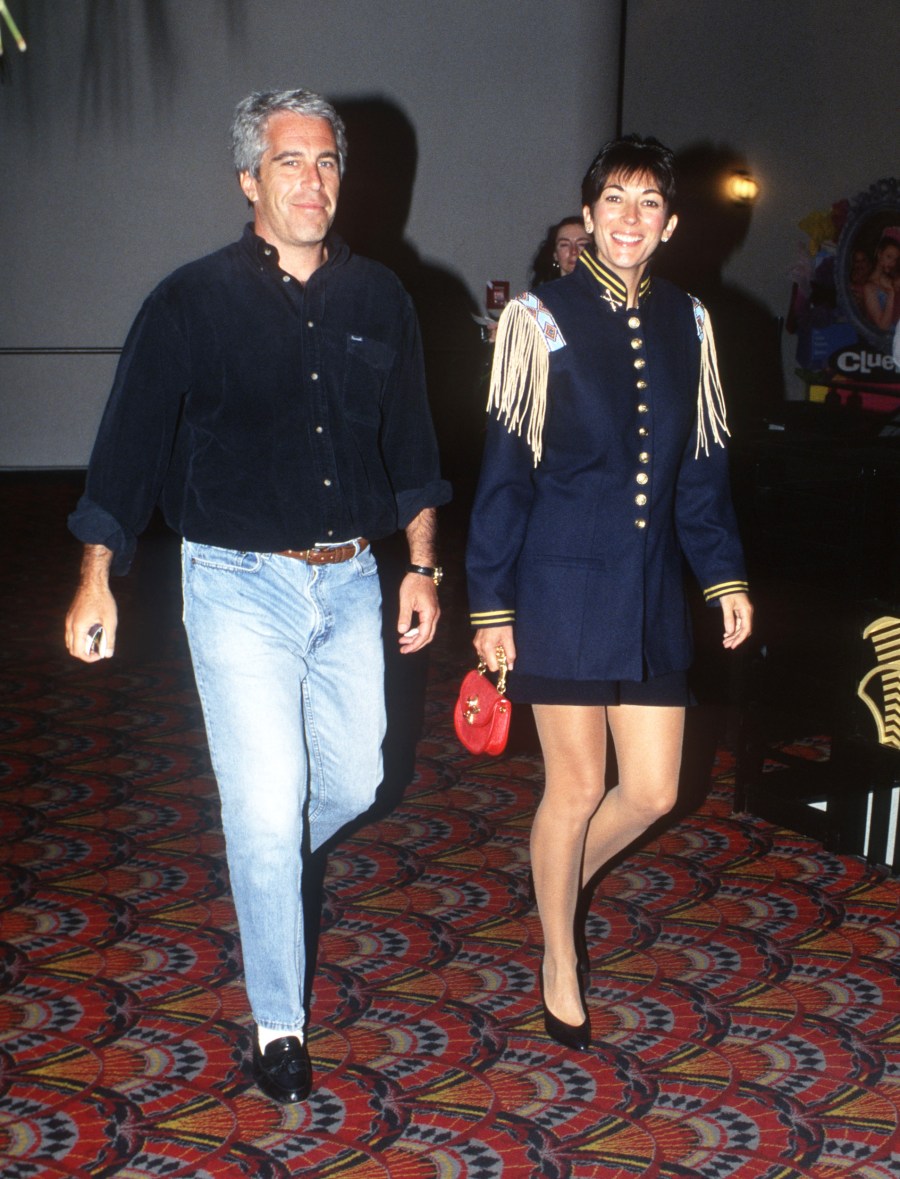 Jeffrey Epstein and Ghislaine Maxwell in 1995.