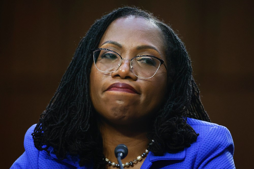 Judge Ketanji Brown Jackson on Capitol Hill.