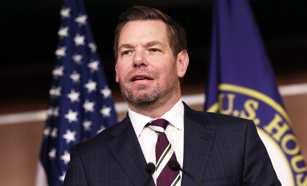 U.S. Eric Swalwell at the U.S. Capitol Building.