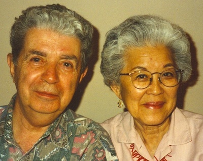 Aiko Herzig-Yoshinaga and her husband Jack Herzig