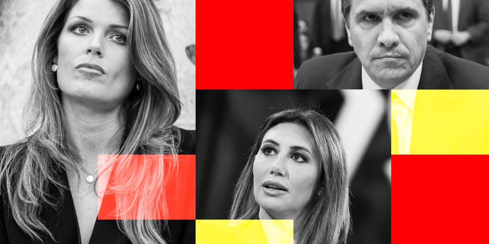 Photos of Lindsey Halligan, Alina Habba, and Todd Blanche