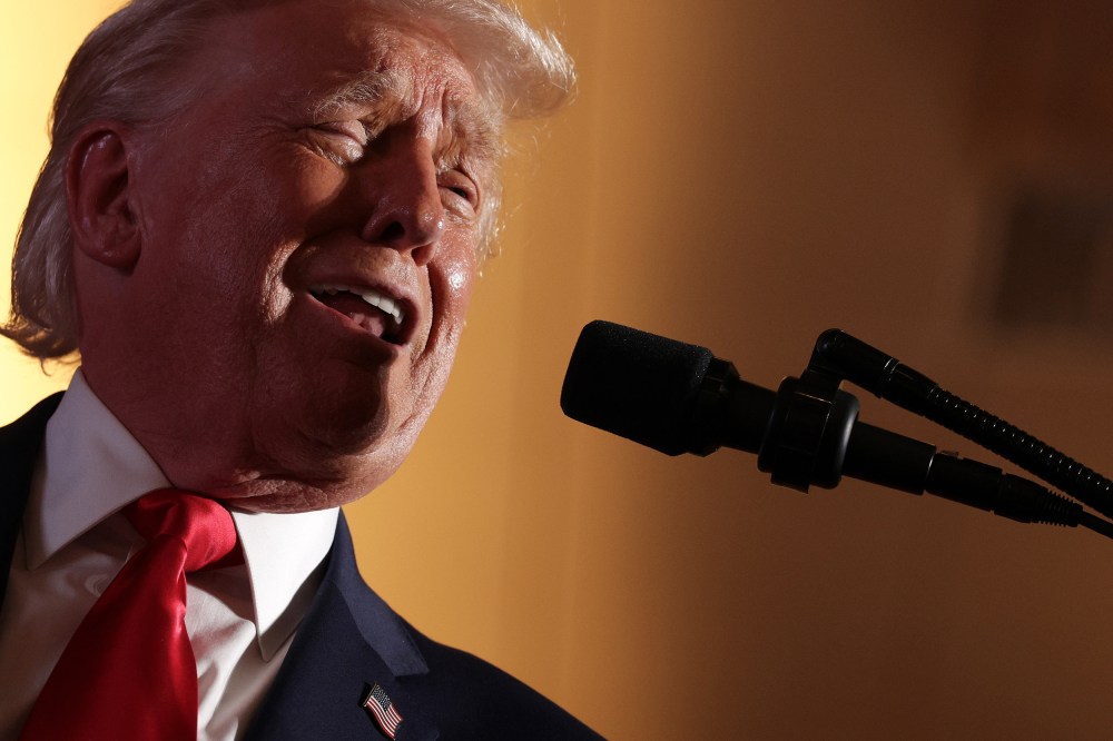 President Donald speaking.