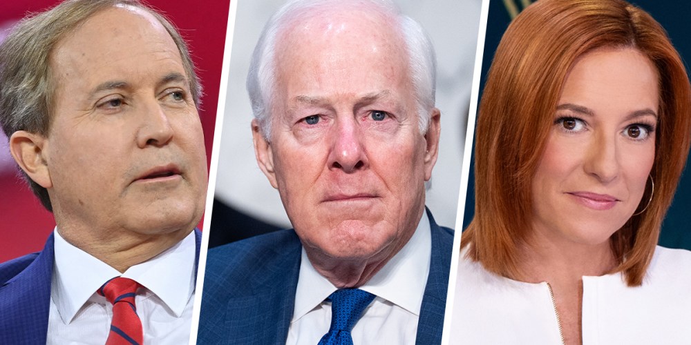 Ken Paxton; John Cornyn; Jen Psaki.
