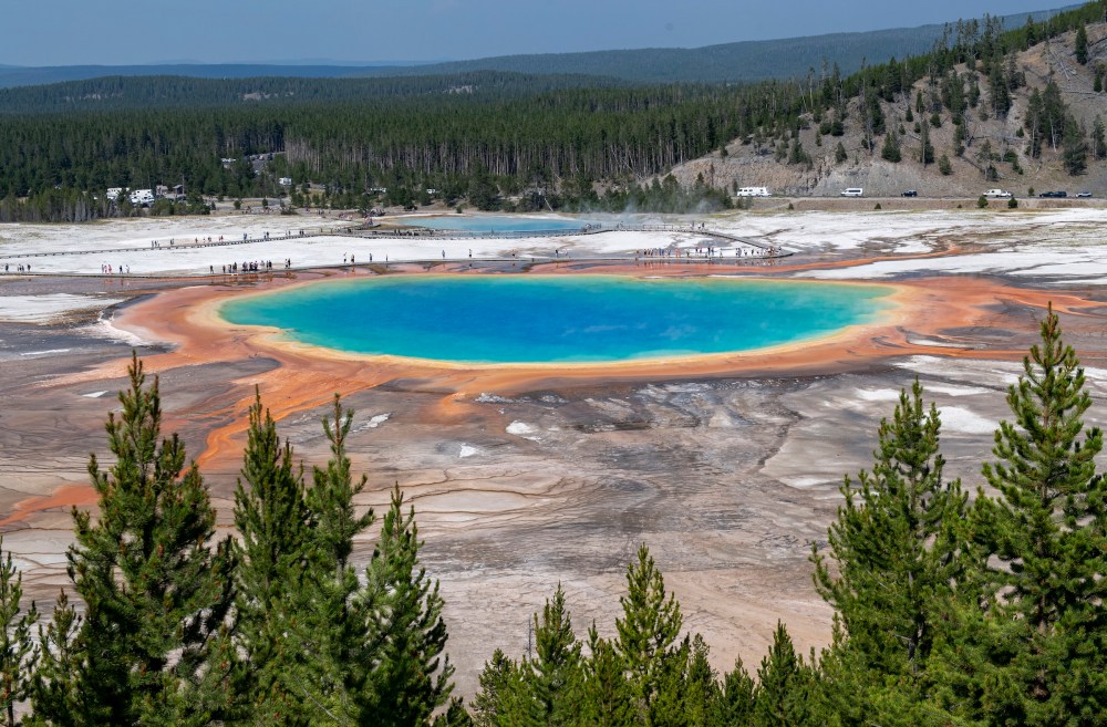 Grand Prismatic Spring at Yellowstone National Park
