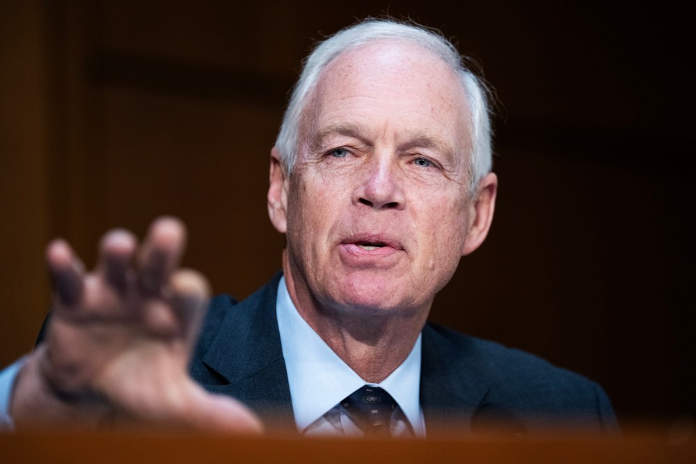 Sen. Ron Johnson, R-Wis., speaks during the Senate Special Committee on Aging hearing.