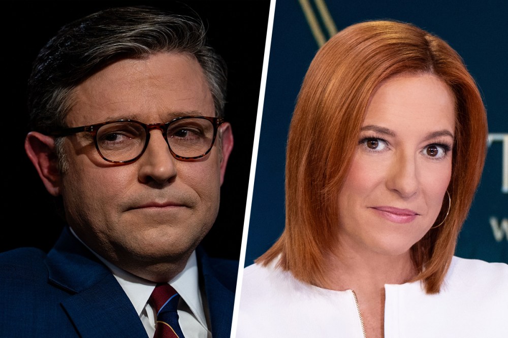 Speaker of the House Mike Johnson; Jen Psaki.