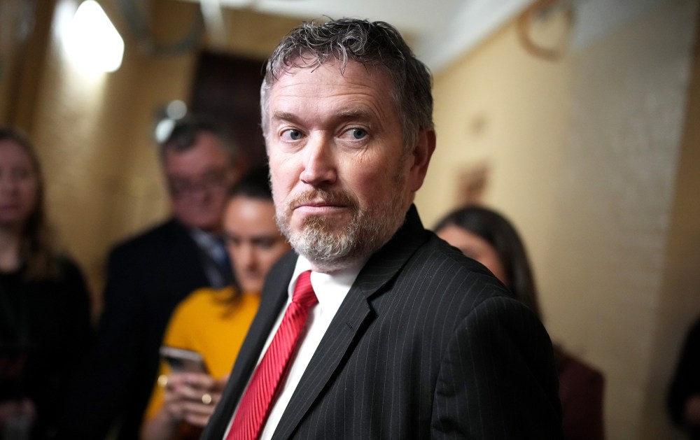 U.S. Rep. Thomas Massie on Feb. 25, 2025, at the U.S. Capitol.