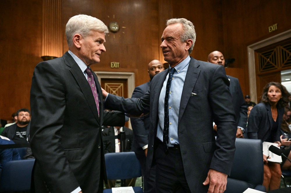Sen. Bill Cassidy and HHS Secretary Robert F. Kennedy Jr.