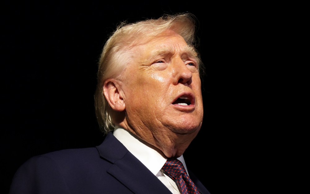 U.S. President Donald Trump speaks as he departs the White House on Dec. 19, 2025.