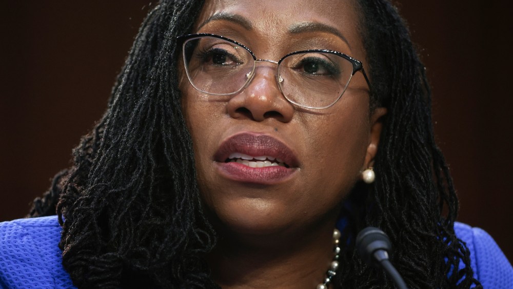 Judge Ketanji Brown Jackson during her confirmation hearing on March 23, 2022 on Capitol Hill.
