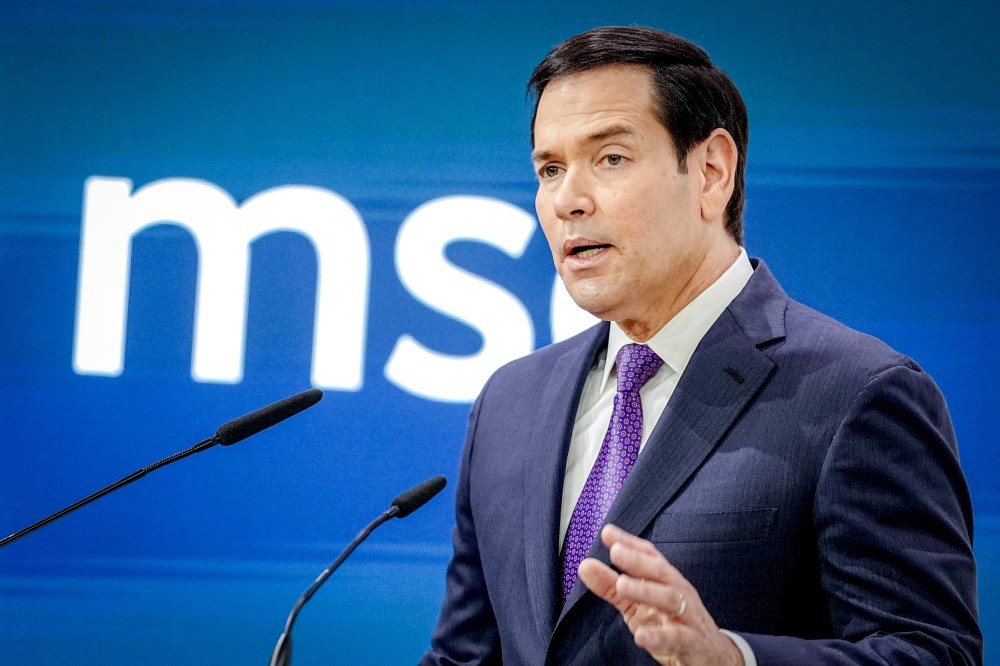 Marco Rubio speaks at the Munich Security Conference