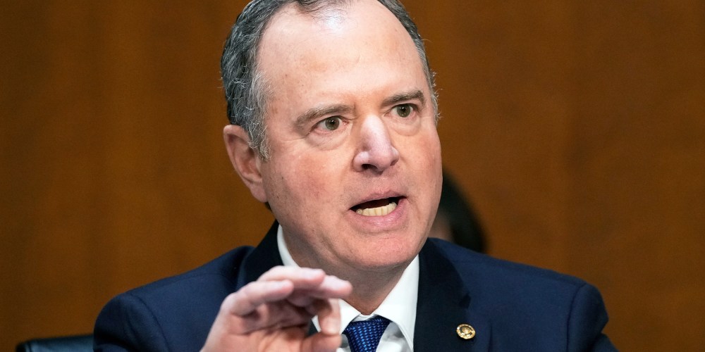 Sen. Adam Schiff at the Capitol.