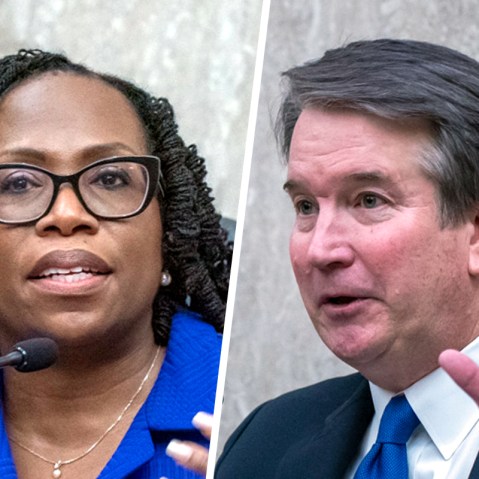 Justice Ketanji Brown Jackson; Justice Brett M. Kavanaugh.