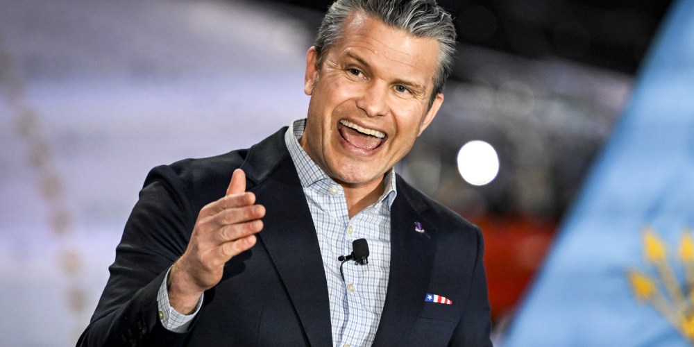 Secretary of Defense Pete Hegseth.