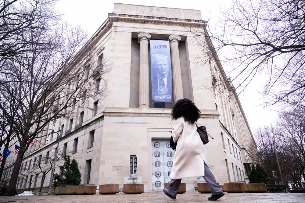 Department of Justice building.